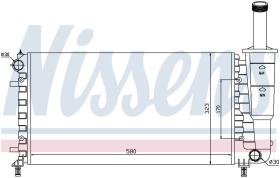 Nissens 61888 - RADIA FIAT PUNTO II 1.2 +/-AC /IDEA 1.2 (03>)DENSO