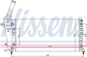 Nissens 61893 - RADIADOR LANCIA Y (840)(95-)1.2 I