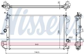 Nissens 61914A - RADIA OPEL VECTRA C/FIAT CROMA II/SAAB 93 1.9CDTI (04>)