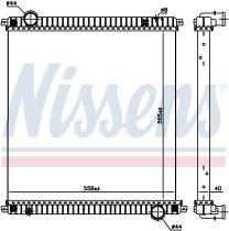 Nissens 61968 - RADIADOR IVECO EUROCARGO E18(01-)80