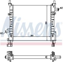 Nissens 62005 - RADIADOR FORD KA(CCQ)(96-)1.6 I 16V