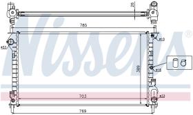 Nissens 62015A - RADIA FORD TRANSIT CONNECT TDCI 75/90 CV +AC (8-02>)