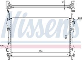 Nissens 62044A - RADIA FORD TRANSIT VI 2.4D 75/90CV - AC (00>)