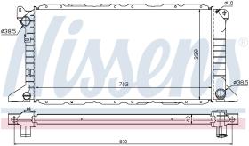 Nissens 62057A - RADIA FORD TRANSIT V 2.5D/TD +AC (94>00)