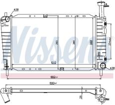 Nissens 62065 - RADIADOR FORD USA TAURUS (86-)3.8