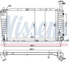 Nissens 62065 - RADIADOR FORD USA TAURUS (86-)3.8