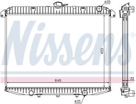 Nissens 62070A - RADIA NISSAN TERRANO II/FORD MAVERICK 2.4I (93>96)