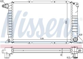 Nissens 62080A - RADIA FORD TRANSIT V 2.5TD 85CV -AC (94>00)