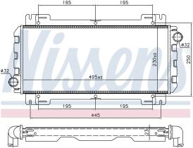 Nissens 62093 - RADIADOR FORD FIESTA II(AX)(83-)1.1