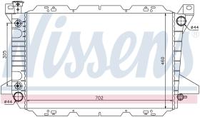 Nissens 620981 - RADIADOR FORD USA F(85-)5.8