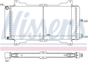 Nissens 62116 - RADIADOR FORD ESCORT III(CA)(80-)1.