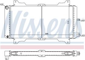 Nissens 62116 - RADIADOR FORD ESCORT III(CA)(80-)1.