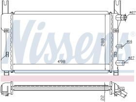 Nissens 62121A - RADIADOR FORD FIESTA III(CX)(89-)1.