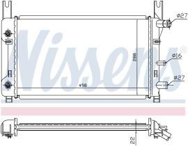 Nissens 62122A - RADIADOR FORD FIESTA III(CX)(89-)1.