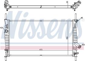 Nissens 62128 - RADIADOR FORD TRANSIT(FY)(00-)2.0 D