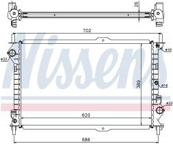 Nissens 62156A - RADIADOR FORD TRANSIT CONNECT(TC7)(