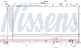 Nissens 62276 - RADIADOR HONDA CRX(AR.AS)(83-)1.6 I