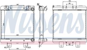 Nissens 62333 - RADIADOR LAMBORGHINI GALLARDO SPYDE