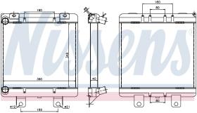 Nissens 62334 - RADIADOR LAMBORGHINI GALLARDO SPYDE