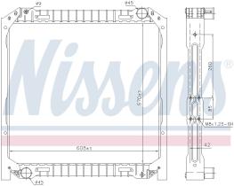 Nissens 62344 - RADIA IVECO EUROCARGO E23 120/135/180/280 (06-91>)