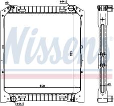 Nissens 62349A - RADIA IVECO EUROCARGO E27 150/170/180/320 (91>)