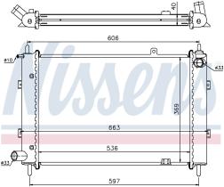 Nissens 62359A - RADIADOR LDV CONVOY(98-)2.5 DI