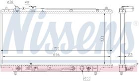 Nissens 62384 - RADIADOR MAZDA 323 VII(BA)(94-)1.6