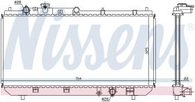 Nissens 62403A - RADIADOR MAZDA 323F(BJ)(98-)1.3 I 1