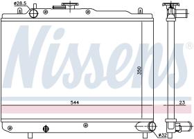 Nissens 62412 - RADIADOR MAZDA 121 II(DB)(90-)1.1