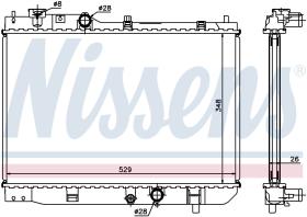 Nissens 62431A - RADIA MAZDA PREMACY/323 2.0TD (98>)