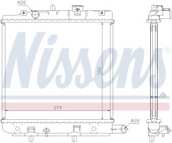 Nissens 62455A - RADIADOR MAZDA DEMIO(DW)(98-)1.5 I