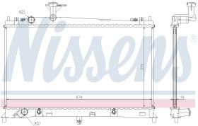 Nissens 62463A - RADIADOR MAZDA 6(GG.GY)(02-)2.0 I 1