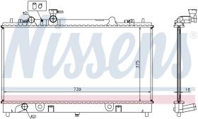 Nissens 62464A - RADIADOR MAZDA 6(GG.GY)(02-)1.8 I 1