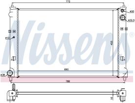 Nissens 62468 - RADIADOR MAZDA MPV II(LW)(99-)2.5 I