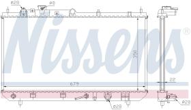 Nissens 625081 - RADIADOR MAZDA PREMACY(CP)(99-)1.8