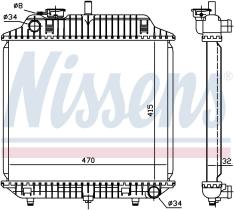 Nissens 62516 - RADIA MB 100/180 2.4D (87>96)