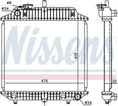 Nissens 62516 - RADIA MB 100/180 2.4D (87>96)