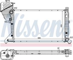 Nissens 62519A - RADIA MB SPRINTER 208/311/313/416CDI +/-AC (00>)