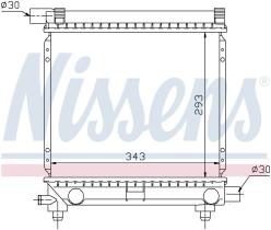 Nissens 62551 - RADIADOR MERCEDES 190 W 201(82-)E 1