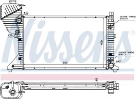 Nissens 62597A - RADIADOR MERCEDES SPRINTER W 901-90