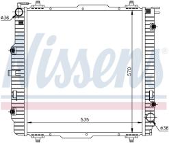 Nissens 62599A - RADIA MB W463 CLASE G 240GD/270CDI/300GD/TD/320CDI/350TD