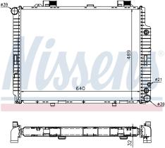 Nissens 62608A - RADIADOR MERCEDES E-CLASS W 210(95-