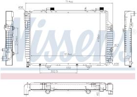 Nissens 62618 - RADIA MB W202 C200 CDI/C220 CDI AUT. (9/97>)