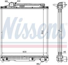 Nissens 626470 - RADIADOR MERCEDES NG 90(87-)25 TONS