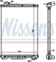 Nissens 626570 - RADIADOR MERCEDES NG 90(87-)32 TONS