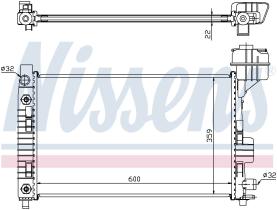 Nissens 62661A - RADIADOR MERCEDES A-CLASS W 168(97-