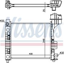 Nissens 62663 - RADIADOR MERCEDES A-CLASS W 168(97-