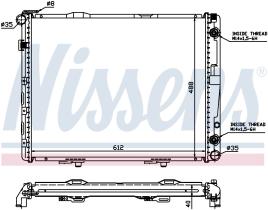 Nissens 62679A - RADIADOR MERCEDES E-CLASS W 124(84-