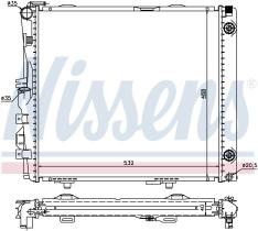 Nissens 62683A - RADIADOR MERCEDES E-CLASS W 124(84-