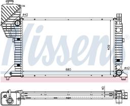 Nissens 62685A - RADIA MB SPRINTER 208/212/308/408/314/412 +/-AC (95>)